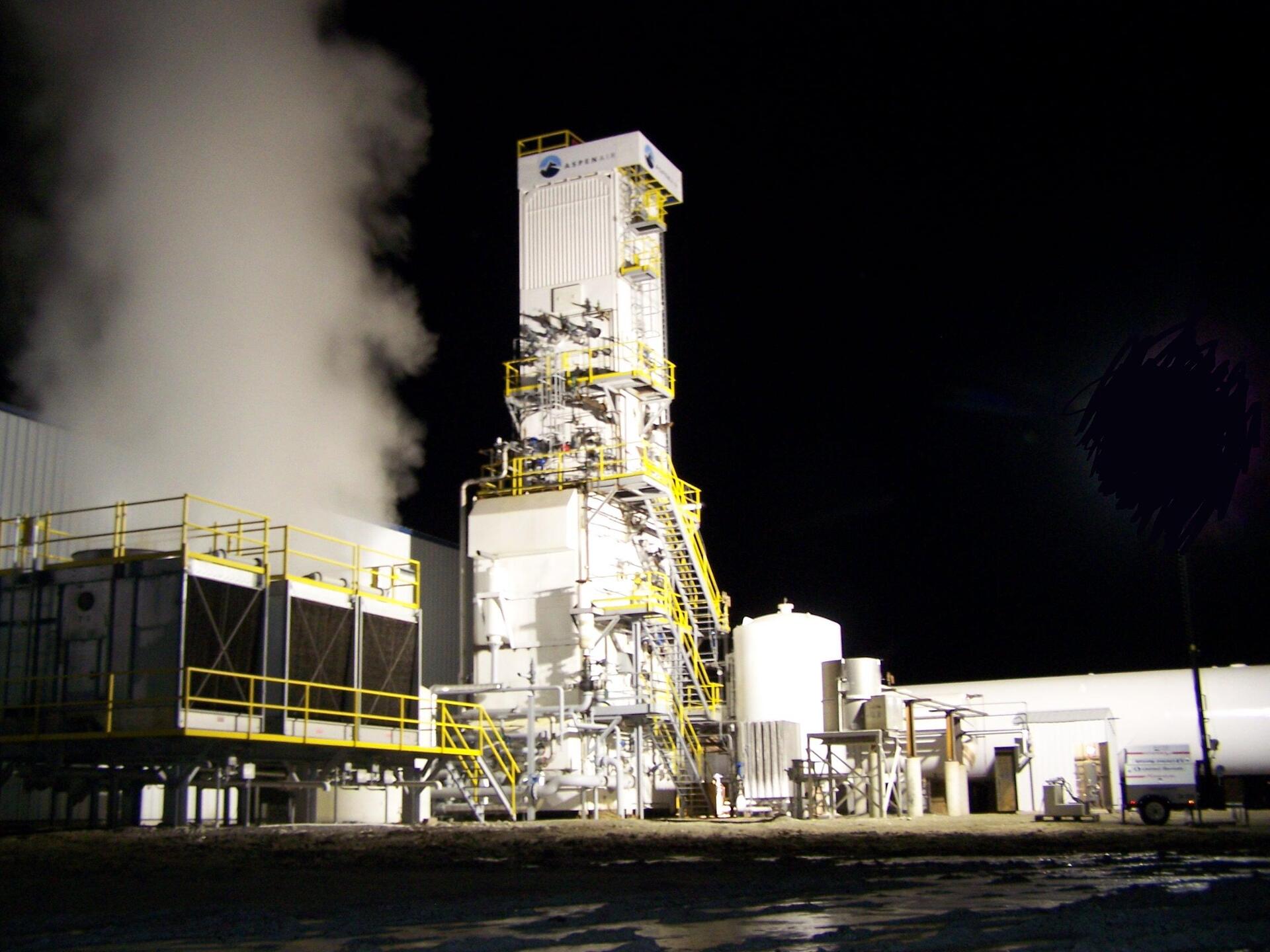 Aspen Air gas production plant