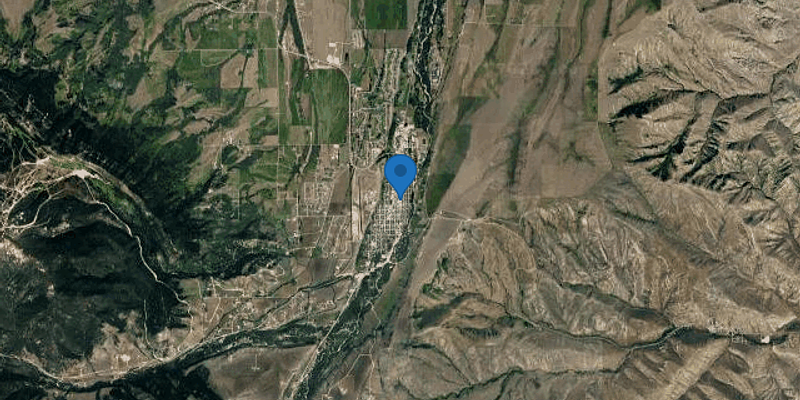 Satellite map of Red Lodge