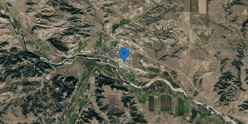 Satellite map of Columbus