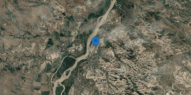 Satellite map of Glendive