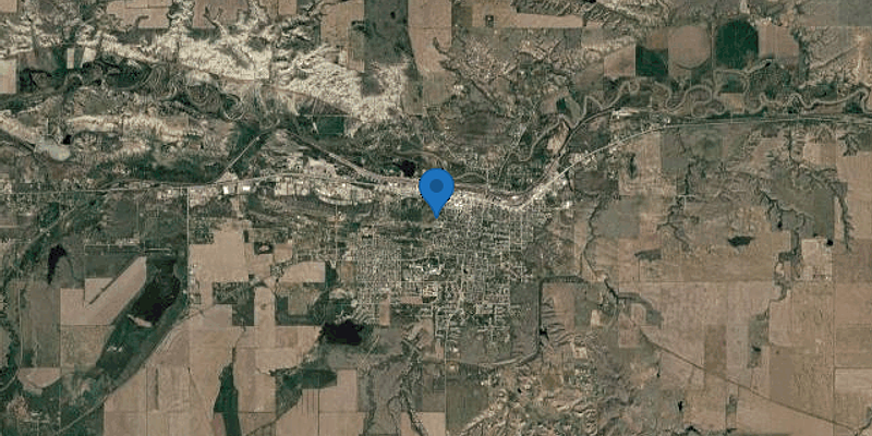 Satellite map of Havre