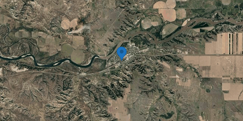 Satellite map of Forsyth