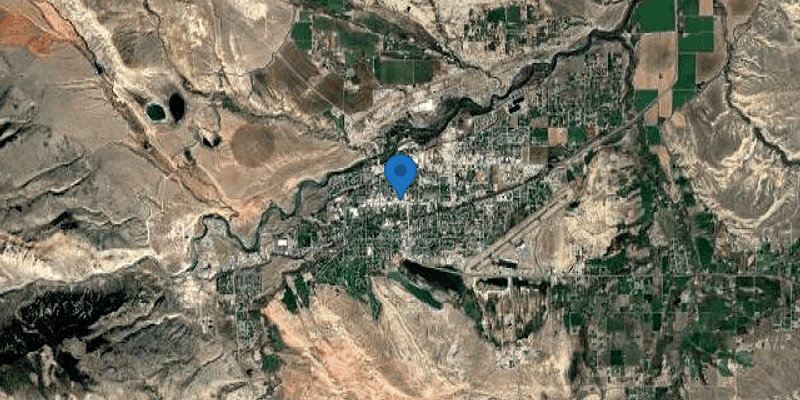 Satellite map of Cody