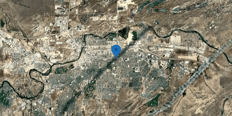 Satellite map of Casper