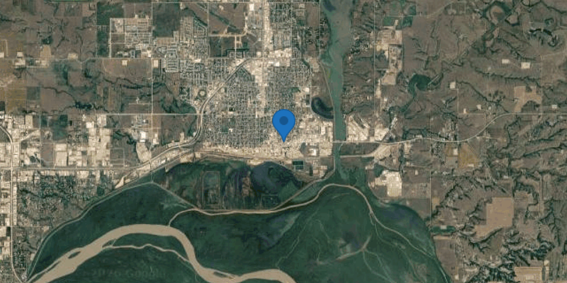 Satellite map of Williston