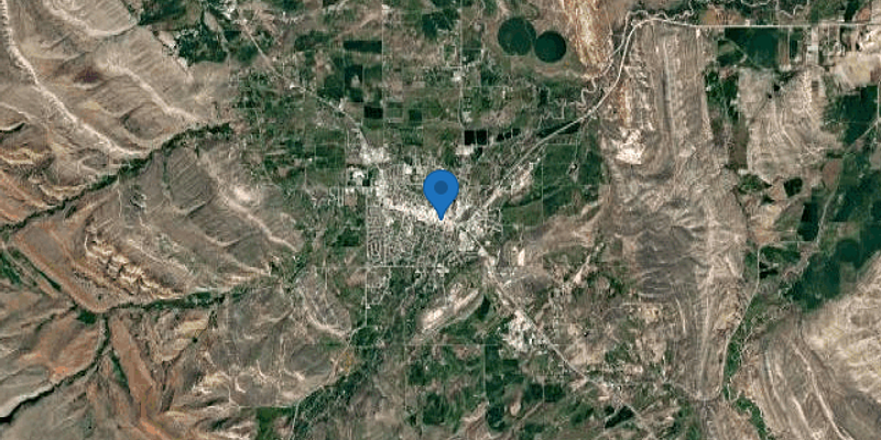 Satellite map of Lander