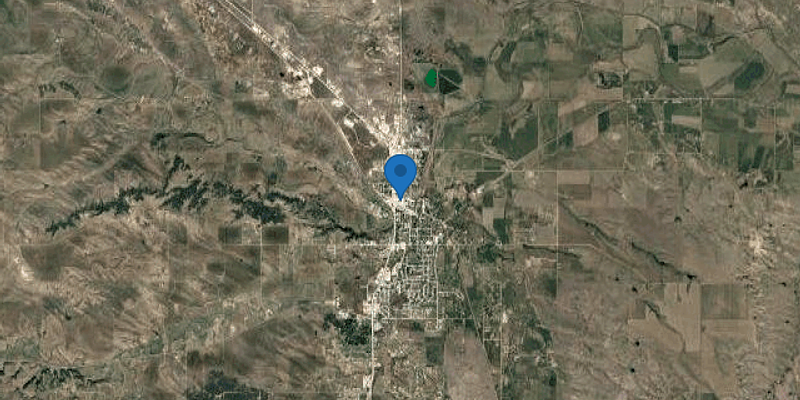 Satellite map of Belle Fourche