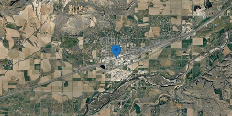 Satellite map of Laurel