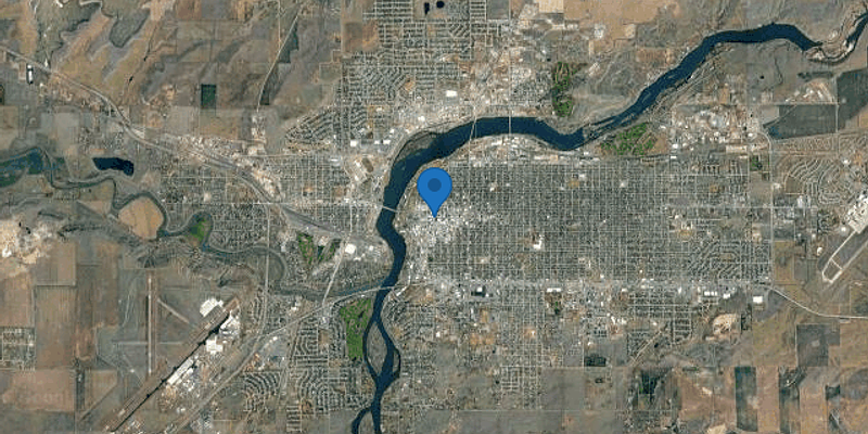 Satellite map of Great Falls